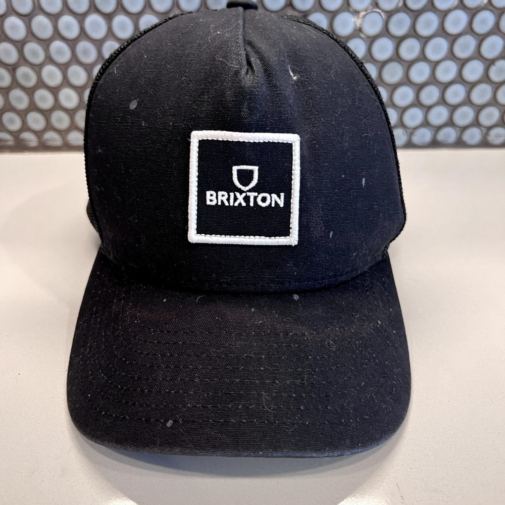 Brixton Hat Cap Snap Back Hat Trucker Mens Adjustable Black Casual Baseball‎